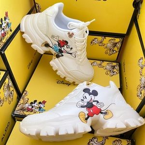 Disney X Aldo Jogger Sneaker Mickey and Minnie D100ztrainer New in box